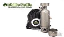Ghillie Kettle THE ADVENTURER & COOK KIT - HARD ANODISED by Unknown